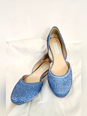 Betsey Johnson | Shoes | Betsey Johnson Womens Molly Flat Silver Size 6 M |  Poshmark